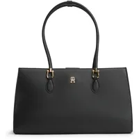 Tommy Hilfiger TH Grace Henkeltasche Kunstleder Black