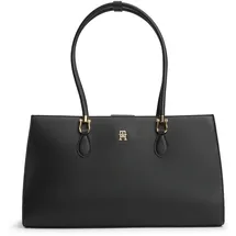 Tommy Hilfiger TH Grace Henkeltasche Kunstleder Black