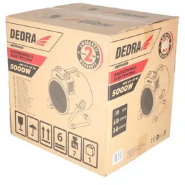 Dedra Heizung 5000W 400V - Ded9932B - schwarz