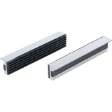 BGS Schraubstock-Schutzbacken 2-tlg. Aluminium Breite 150 mm grau