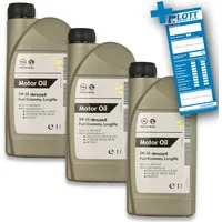 3x 1L Original Opel Ö Motoröl 5W-30 Dexos 2 Longlife 5W30 Motorenöl 93165554