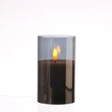 MARELIDA Windlicht MARELIDA Glas grau