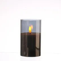 MARELIDA Windlicht MARELIDA Glas grau