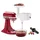 KitchenAid 5KSMFVSFGA Fleischwolf + Pürier-Set
