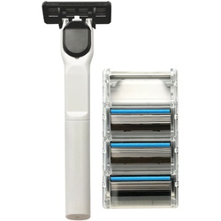 SHAVEMEBABY Set: Designgriff mit 4 Klingen Rasur   