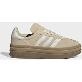 adidas Gazelle Bold Stone Khaki / Cream White / Gold Metallic 38