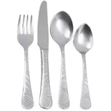 Thomas Kinderbesteck Kids Lolly / Edelstahl, Silber, Metall, 4-teilig, 19.9x2.5x19.9 cm, Füttern, Kinderbesteck