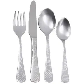 Thomas Kinderbesteck Kids Lolly / Edelstahl, Silber, Metall, 4-teilig, 19.9x2.5x19.9 cm, Füttern, Kinderbesteck