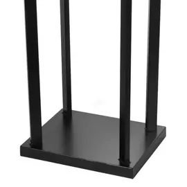 Magnus Kaminholzregal R121 Holz und Stahl 42 x 35 x 120 cm 1 Stück Schwarz