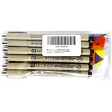 Sakura PIGMA MICRON 003,003,003,005,005,005 6 Stück schwarz
