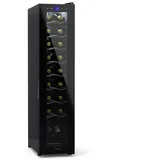 Klarstein Shiraz 18 Slim Uno Weinkühlschrank 18 Flaschen 5-18 °C Touch-Control