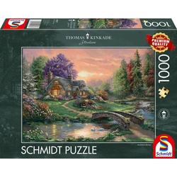 Schmidt Spiele Puzzle Sweetheart Retreat. Kinkade Collection 1.000 Teile, 1000 Puzzleteile