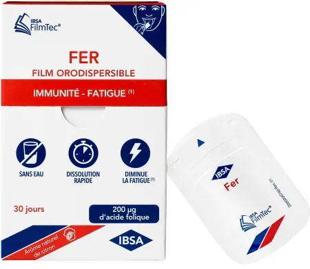 IBSA FilmTec Eisen Orodispersible Filme 30 Stück