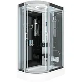 AcquaVapore Dusche Duschkabine D60-73T3L-EC 120x80 cm mit 2K Scheiben Versiegelung