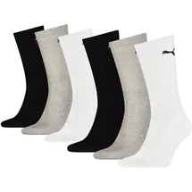 Puma Sportsocken Regular Crew Socken 6-Pack mehrfarbig 47-49