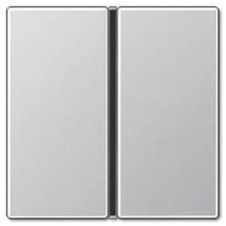 Tastensatz 1fach, komplett (aluminium)