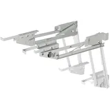 Maclean Brackets Lift ausziehbares Einbau-Küchenregal 5-20kg. 820x168x106mm MC-497 | Silber