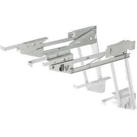 Maclean Brackets Lift ausziehbares Einbau-Küchenregal 5-20kg. 820x168x106mm MC-497 | Silber