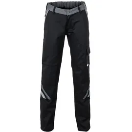 Planam Highline Damen Bundhose schwarz/schiefer/zink