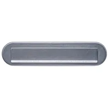 INTERSTEEL Briefeinwurf VA Edelstahl vibriert ov.77mm 340mm INTERSTEEL