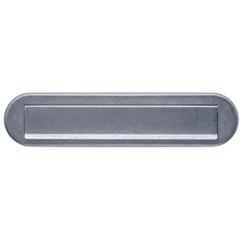 INTERSTEEL Briefeinwurf VA Edelstahl vibriert ov.77mm 340mm INTERSTEEL