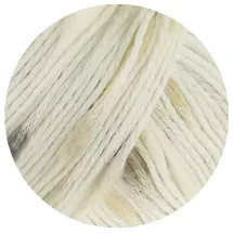 Lana Grossa Häkelwolle Popcorn Beige/Grau 50 g