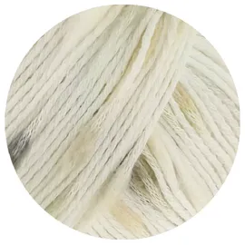 Lana Grossa Häkelwolle Popcorn Beige/Grau 50 g