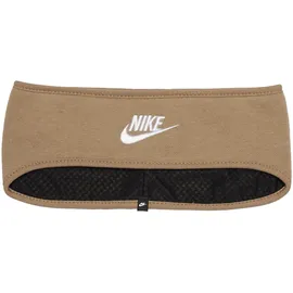Nike Club Fleece Headband dk driftwood/black/white