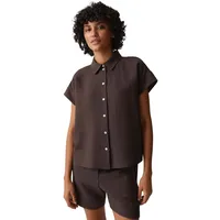Opus Bluse Falvia Dunkelbraun 36