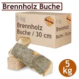 Flameup Kaminholz Brennholz Kaminholz Holz 5-500 kg Ofen Kamin Kaminofen Buche 30 cm, 5 kg