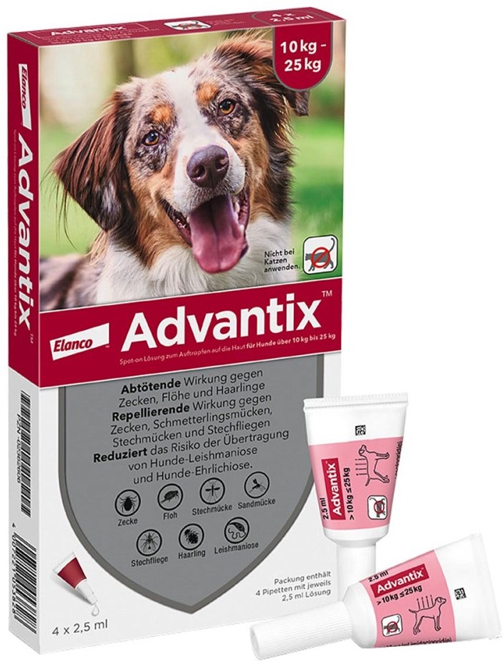 Advantix Spot-on Hund 10-25 kg Lösung