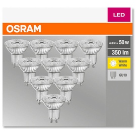 Osram LED-Reflektor 036680 4,3W GU10 warmweiß 10 St.