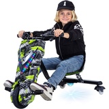 Actionbikes Motors Elektro-Drift-Trike für Kinder, Drift-Scooter, bis zu 15km/h, drosselbar, Hupe, LED-Driftrollen 360° (Grün Polo)