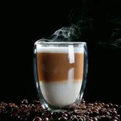 EUROART Glasbild 20 x cm Coffee XI Glas Braun