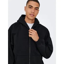 Only & Sons ONSTURNER LIFE Kapuzensweatshirt Herren Schwarz S