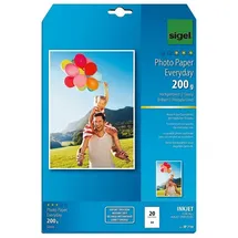 Sigel InkJet-Plus-Photo-Papier A4, 200g hochglänzend weiß