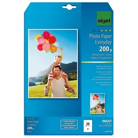 Sigel InkJet-Plus-Photo-Papier A4, 200g hochglänzend weiß