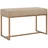 vidaXL Sitzbank Polsterbank Beige 80 x 40 x 48 cm