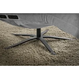 KAWOLA Relaxliege LETICIA Polyester 0 x 0 x 0 cm Grau mit Nackenkissen