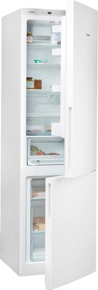 Produktbild BOSCH Kühl-/Gefrierkombination Serie 6 KGE39AWCA, 201 cm hoch, 60 cm breit weiß