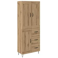 VidaXL Artisan-Eiche Highboard 69,5 x 34 x 180 cm