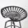 Homescapes Barhocker Traktorsitz höhenverstellbar 60–74 cm Schwarz