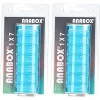 ANABOX Distributeur de médicaments 1x7 Turquoise Accessoire(S) 2x1 pc(s)