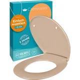 Calmwaters WC-Sitz Premium Bahamabeige