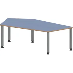 Tisch ZALOTTI mit Linoleum-Belag