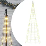 vidaXL LED-Weihnachtsbaum für Fahnenmast 550 LEDs, 300 cm,