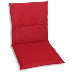GO-DE 15809 Niederlehner Gartenstuhl Auflagen 100x50cm rot Struktur