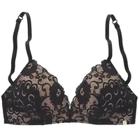 JETTE Bralette-BH Damen schwarz-karamell Gr.80B
