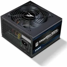 Zalman MegaMax 80PLUS 230V EU STANDARD Certified high efficiency PCI-E (800 W), PC Netzteil, Schwarz