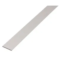 GAH Alberts Flachstange Aluminium silber eloxiert 2000 x 50 x 3 mm